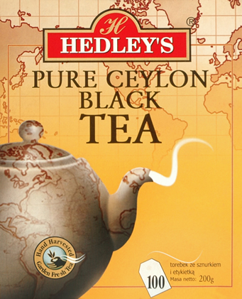 Hedley`s 100ct Pure Ceylon Black Tea