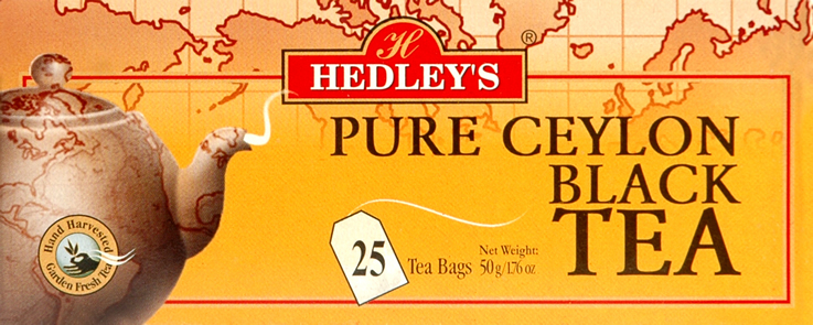 Hedley`s 25ct Pure Ceylon Black Tea