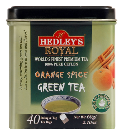 Hedley`s Royal Orange Spice Green Tea