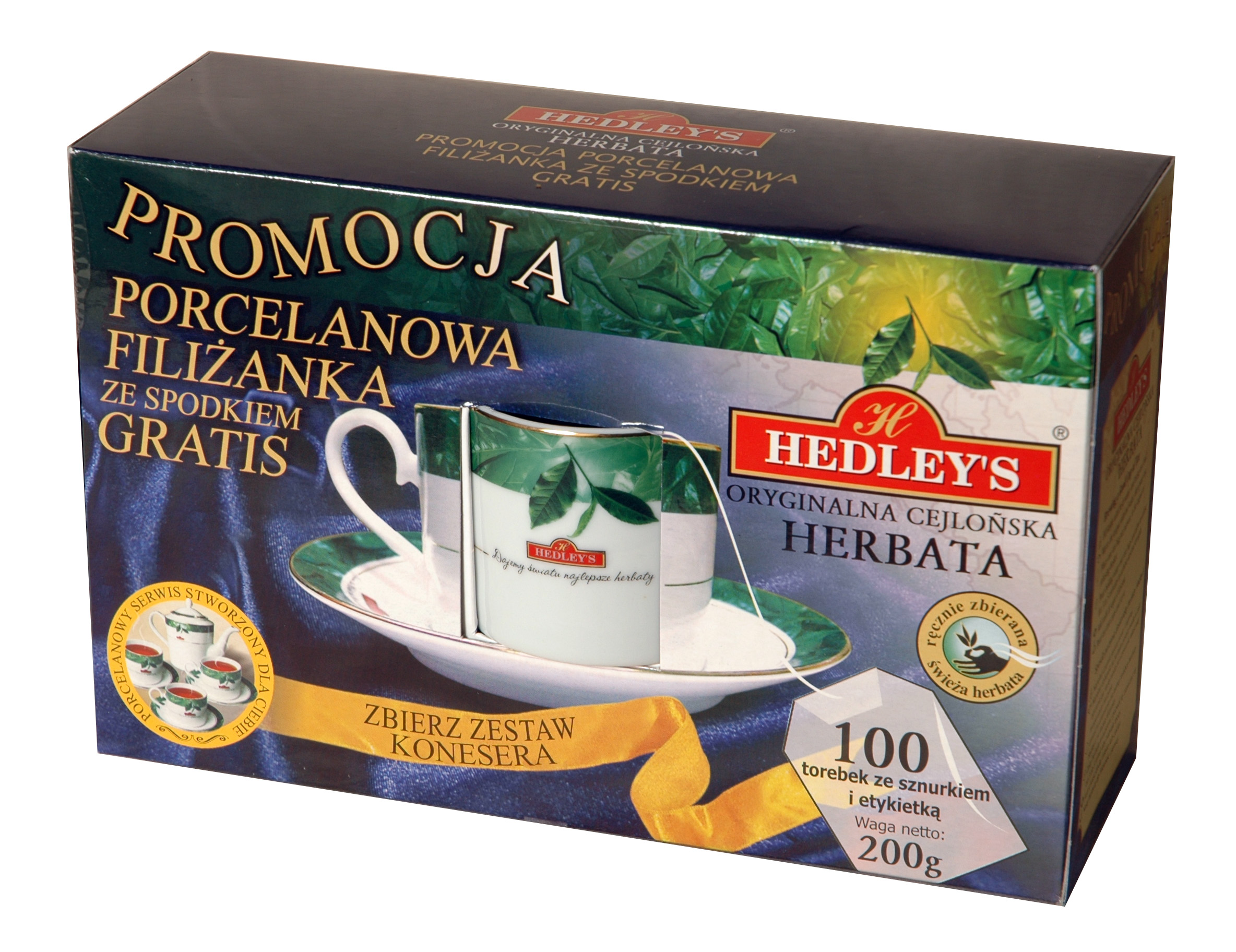 Hedley`s Tea Cup with 100 Tea Bags